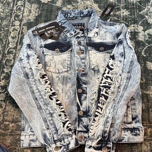 Distressed Denim Jacket